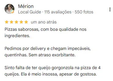 Avaliação do Google da unidade Afonso Pena, 10 de 15