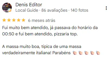 Avaliação do Google da unidade Afonso Pena, 11 de 15