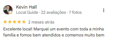 Avaliação do Google da unidade Afonso Pena, 8 de 15