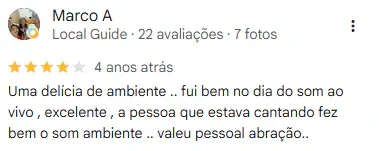 Avaliação do Google da unidade Guatupê, 11 de 11