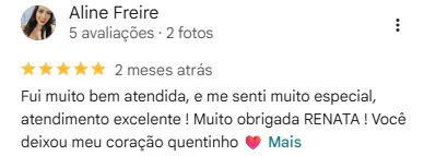 Avaliação do Google da unidade Guatupê, 2 de 11