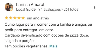 Avaliação do Google da unidade Guatupê, 4 de 11